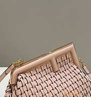 Fendi First Small Pink Bag 26x18x9.5cm - 5