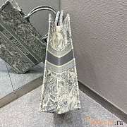 Dior Large Book Tote Gray Toile de Jouy 42 x 35 x 18.5 cm - 6