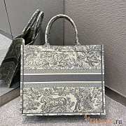 Dior Large Book Tote Gray Toile de Jouy 42 x 35 x 18.5 cm - 3