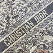 Dior Large Book Tote Gray Toile de Jouy 42 x 35 x 18.5 cm - 2