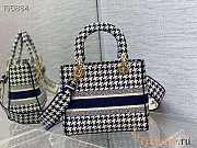 Dior Lady Caro Navy Blue Size 24 cm - 4