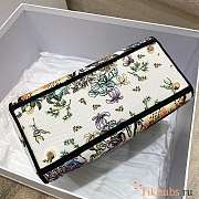 Dior Lady D-lite Latte Multicolor Embroidery 24cm - 5