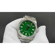 Rolex Oyster Perpetual 126000-0005 36mm Green Face Watches 3230 Movement - 2