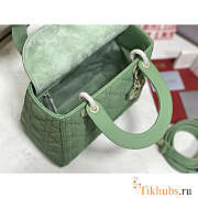 Dior Medium Lady Dior Bag Jade Green 24cm - 6