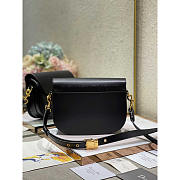 Dior Medium Bobby Bag Black Stone Box Calfskin 22 x 17 x 6 cm - 3