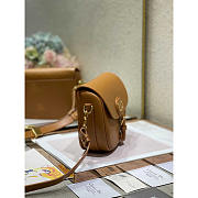 Dior Bobby Bag Medium Box Calfskin Brown 22x17x6cm - 4