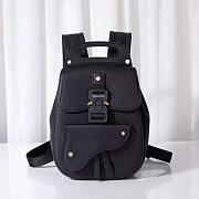 Dior Mini Saddle Black Backpack 19x27.5x11.5cm - 1