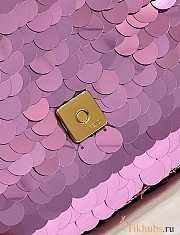 Fendi Baguette Purple Sequined 27x5x14cm - 2