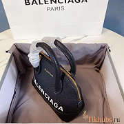 Balenciaga Women's Ville Handbag in Black/white 18x8x15cm - 2