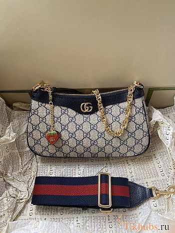 Gucci Ophidia GG Small Handbag Blue 25x15.5x6cm