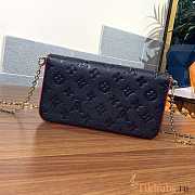 Louis Vuitton LV POCHETTE FÉLICIE Black and Red 21x11x2cm - 6