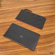 Louis Vuitton LV POCHETTE FÉLICIE Black and Red 21x11x2cm - 2