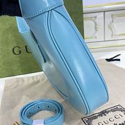 Gucci Jackie 1961 Small Shoulder Bag Light Blue 27.5x19x4cm - 5