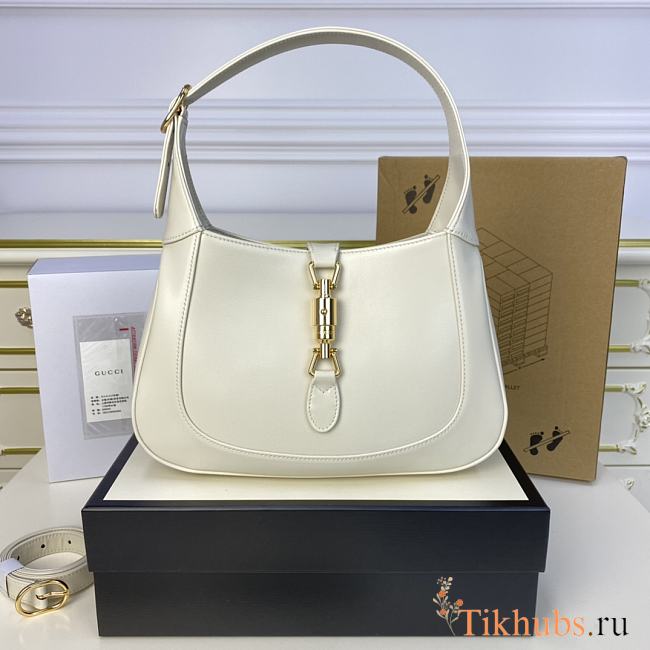 Gucci Jackie 1961 Small Shoulder Bag White 27.5x19x4cm - 1