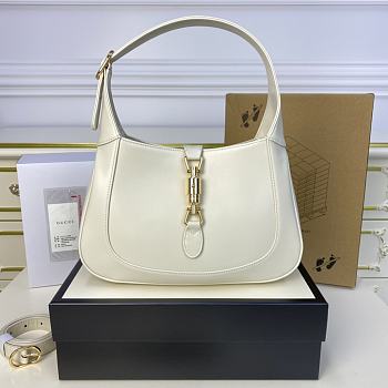 Gucci Jackie 1961 Small Shoulder Bag White 27.5x19x4cm