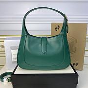 Gucci Jackie 1961 Small Shoulder Bag Green 27.5x19x4cm - 6