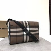 Burberry Large Wright Bag Dark Birch Brown 37x10x24cm - 6