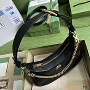 Gucci Aphrodite Small Shoulder Bag Black 25x19x7cm - 4