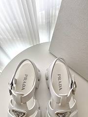 Prada Foam Rubber Sandals White - 3