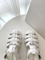 Prada Foam Rubber Sandals White - 2