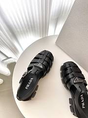 Prada Foam Rubber Sandals Black - 4