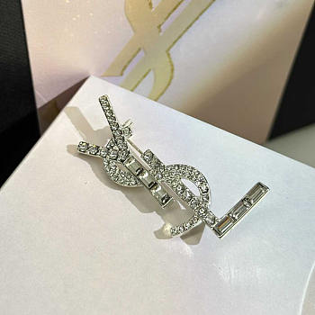 YSL Opyum Silver Brooch