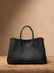 Hermes Garden Party Black 30x20x13cm - 6