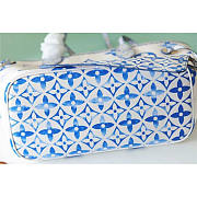 Louis Vuitton LV Neverfull MM White Blue 31 x 28 x 14 cm - 2