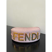 Fendi Small Fendigraphy Hobo Bag Python Leather Pink 29x24.5x10cm - 3