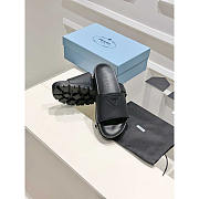 Prada Rubber Slides Black - 3