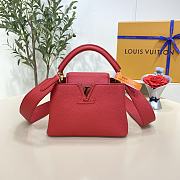 Louis Vuitton LV Capucines Mini Red 21 x 14 x 8 cm - 1