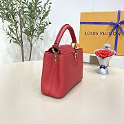 Louis Vuitton LV Capucines Mini Red 21 x 14 x 8 cm - 5