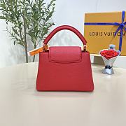 Louis Vuitton LV Capucines Mini Red 21 x 14 x 8 cm - 4