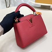 Louis Vuitton LV Capucines Mini Red 21 x 14 x 8 cm - 3