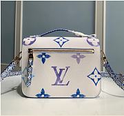 Louis Vuitton LV Pochette Metis By the Pool Blue 25x19x7cm - 4