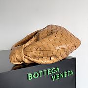 Bottega Veneta Small Jodie Intrecciato Leather Shoulder Bag Caramel 48x40x16cm - 5