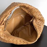 Bottega Veneta Small Jodie Intrecciato Leather Shoulder Bag Caramel 48x40x16cm - 4