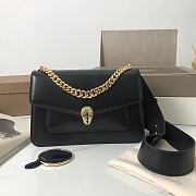 BVLGARI Serpenti Forever Crossbody Bag Black 25x16.5x8cm - 1