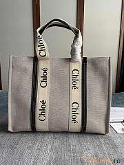 Chloe Large Woody Tote Bag 45x33x13cm - 1