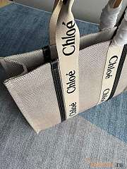 Chloe Large Woody Tote Bag 45x33x13cm - 4