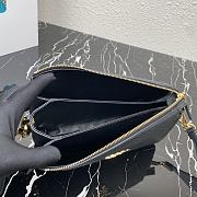 Prada Black Leather Shoulder Bag 23x13.5x5cm - 6