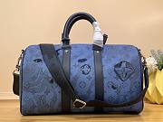 Louis Vuitton LV Keepall Bandoulière 35 Blue 34 x 21 x 16 cm - 2