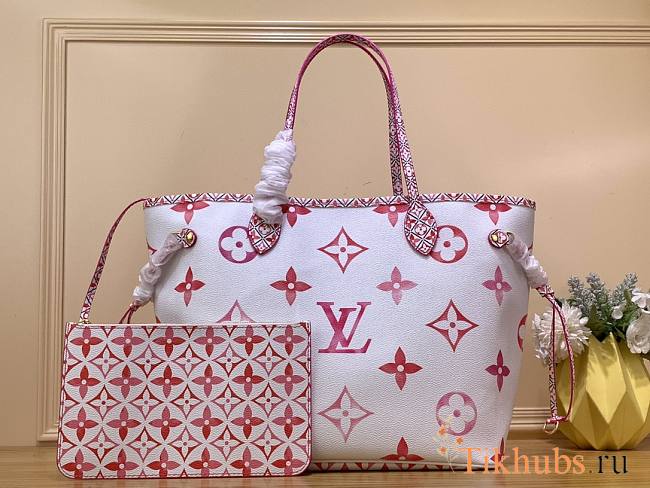 Louis Vuitton LV Neverfull MM Rose Pink 31x28x14cm - 1