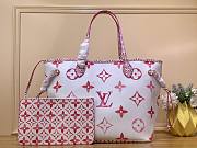 Louis Vuitton LV Neverfull MM Rose Pink 31x28x14cm - 1