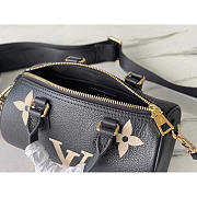 Louis Vuitton LV Papillon BB Black And Beige 20x10x10cm - 5