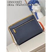 Louis Vuitton LV Mylockme Chain Bag Navy Blue 22.5 x 17 x 5.5 cm - 5