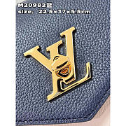 Louis Vuitton LV Mylockme Chain Bag Navy Blue 22.5 x 17 x 5.5 cm - 2