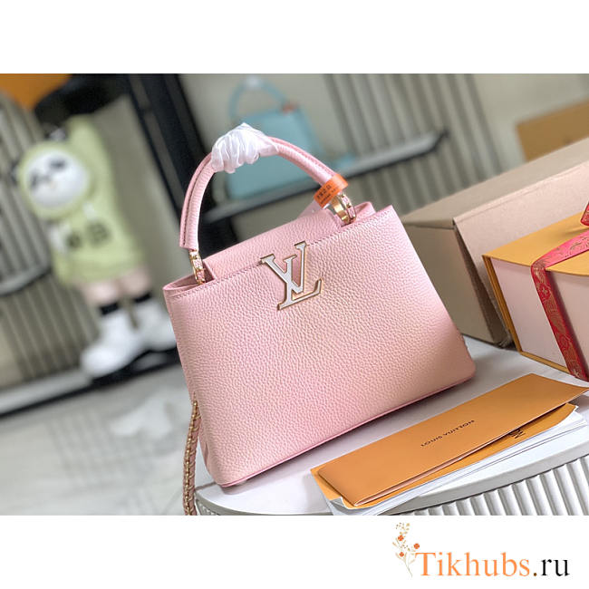 Louis Vuitton LV Pink Capucines BB 27x18x9cm - 1