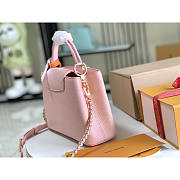 Louis Vuitton LV Pink Capucines BB 27x18x9cm - 5