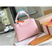 Louis Vuitton LV Pink Capucines BB 27x18x9cm - 4